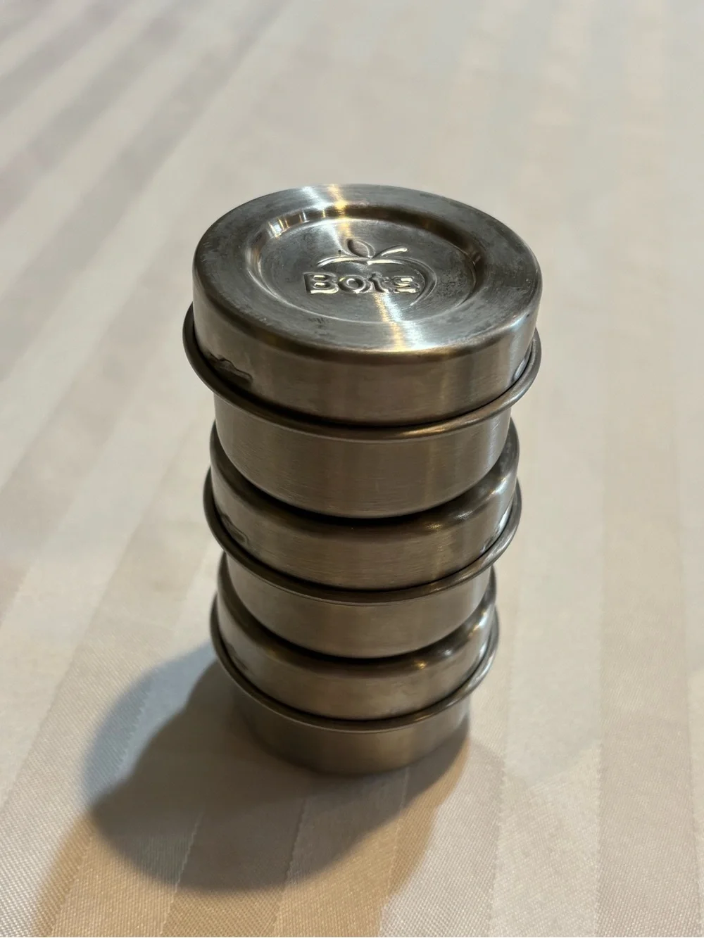 LunchBots 2-in. Small Stainless Steel Round Food Storage Containers [Good] (3)